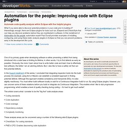 Eclipse Code Auditing Plugins