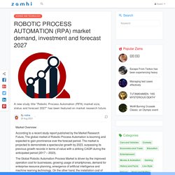 ROBOTIC PROCESS AUTOMATION (RPA) market demand, investment and forecast 2027