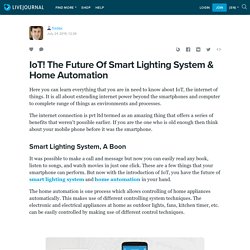 IoT! The Future Of Smart Lighting System & Home Automation: fixdax — LiveJournal