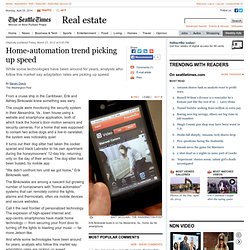 Home-automation trend picking up speed