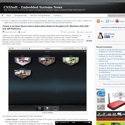 Calaos is an Open Source Home Automation Suite for Raspberry Pi, Allwinner A10/A20 and x86 Platforms