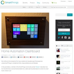 Home Automation Dashboard