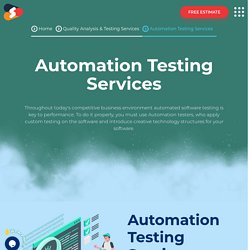 Top-notch Automation Testing Services At Shiv Technolabs
