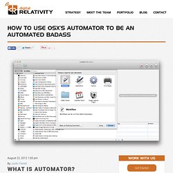 How Automator Can Make You More Efficient