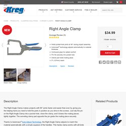 Kreg Right Angle Clamp with Automaxx Auto-Adjust Technology