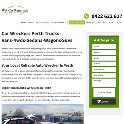 Automobile Wreckers Perth - Car Recycling & Dismantlers - Free Pick Up
