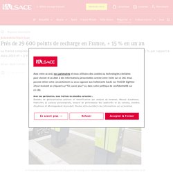 Automobile/Electrique. Près de 29 600 points de recharge en France, + 15 % en un an