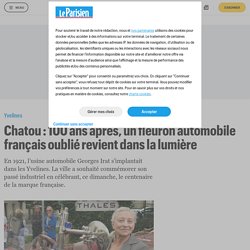 Chatou : 100 ans après, un fleuron automobile français oublié revient dans la lumière - Le Parisien
