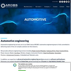 Automotive engineering - software engineering services