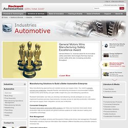 Automotive Industry from Rockwell Automation