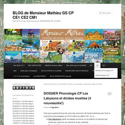 BLOG GS CP CE1 CE2 de Monsieur Mathieu JEUX et RESSOURCES