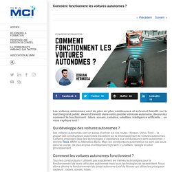 Voitures autonomes : Comment fonctionnent-elles