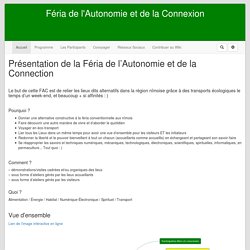 Wiki de l'Autonomie Au Quotidien : FeriaAutonomie