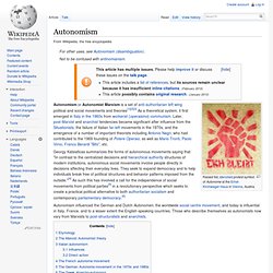 Autonomism