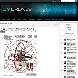 Autonomous ball drone bounces off anything