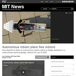 MIT Autonomous Robotic Plane