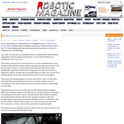 RobotCar the New Autonomous Car - Roboticmagazine