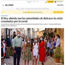 El Rey aborda con las autoridades de Baleares la crisis económica por la covid
