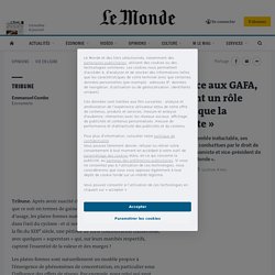 Emmanuel Combe : « Face aux GAFA, les autorités antitrust ont un rôle essentiel pour s’assurer que la compétition reste ouverte »