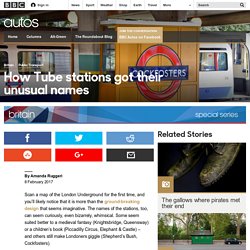 Autos - How Tube stations got their unusual names