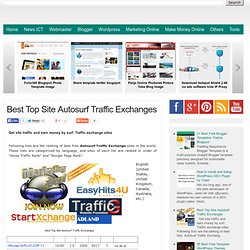 Best Top Site Autosurf Traffic Exchanges Marketing Online Tips Tools Tricks Make Money Online