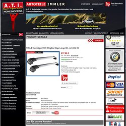 A.T.I. Autoteile Immler - THULE Dachträger 9595 WingBar Edge Länge M/L mit 4002 Kit