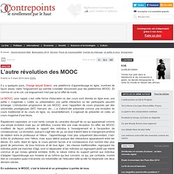 L’autre révolution des MOOC
