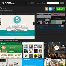 5ways - Autres » Web Design Inspiration » CSS Gallery » Jolis sites » CSSMozaic.com