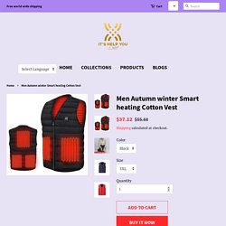Men Autumn winter Smart heating Cotton Vest – itshelpyou