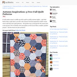 Autumn Inspiration: 5 Free Fall Quilt Patterns