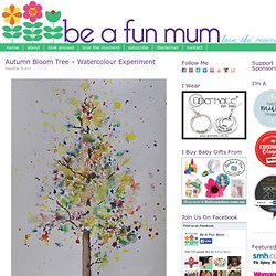 Autumn Bloom Tree – Watercolour Experiment