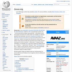 ONG Avaaz.org wikipedia