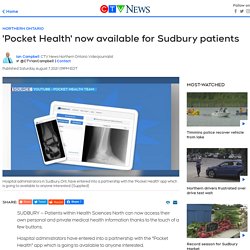 'Pocket Health' now available for Sudbury patients