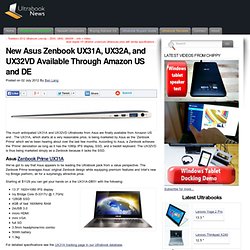 New Asus Zenbook UX31A, UX32A, and UX32VD Available Through Amazon US and DE « Ultrabook News and the Ultrabook Database