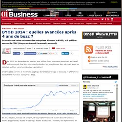 BYOD 2014 : quelles avancées après 4 ans de buzz ? via @ChadiHantouche