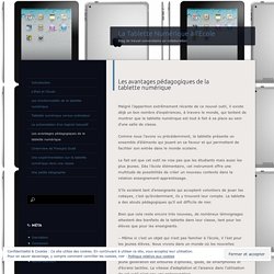 Les avantages pédagogiques de la tablette numérique