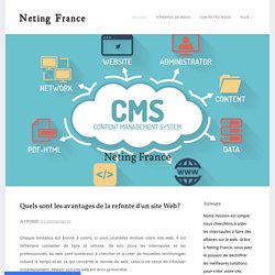 Quels sont les avantages de la refonte d'un site Web? - Neting France
