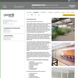 Avanti Systems, Inc. - Building Product Manufacturer in Sweets Network