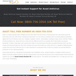 Avast Customer Support UK 0800-756-3354 Avast Number UK