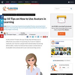 Top 10 Tips on How to Use Avatars in eLearning