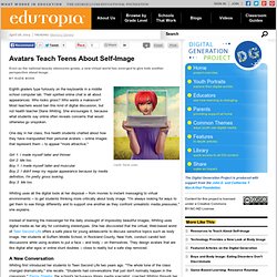 Avatars Teach Teens About Self-Image