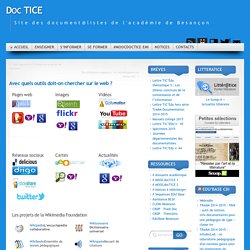 outils de recherche sur le web