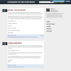 Avengers fic recs/reviews