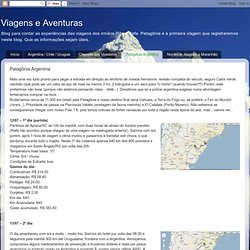 Viagens e Aventuras: Patagônia Argentina