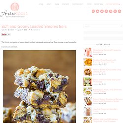 Soft and Gooey Loaded Smores Bars