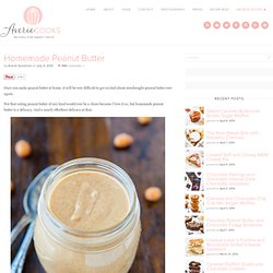 Homemade Peanut Butter