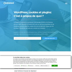 WordPress, cookies et plugins