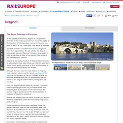 Avignon Travel Tips from Rail Europe