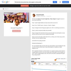 Avinash Kaushik - Google+ - Estimate the impact of recent Google http > https change…