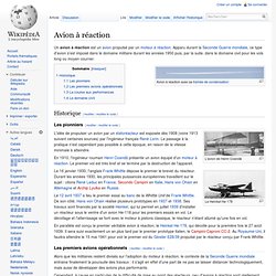 Avion à réaction